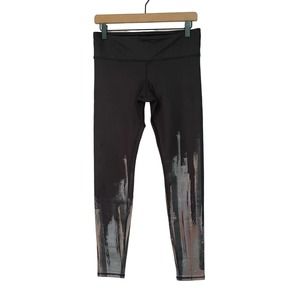 Alo Yoga Mid Rise Metallic Painted Leggings